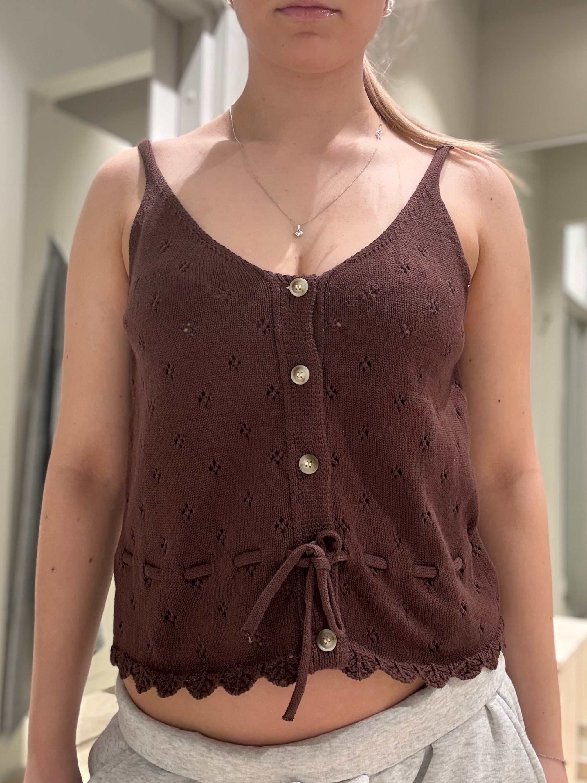 PCPUKA Knit Top - Chicory Coffee